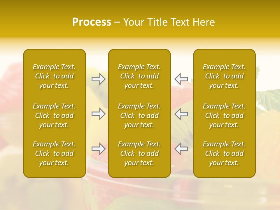 Orange Calorie Closeup PowerPoint Template