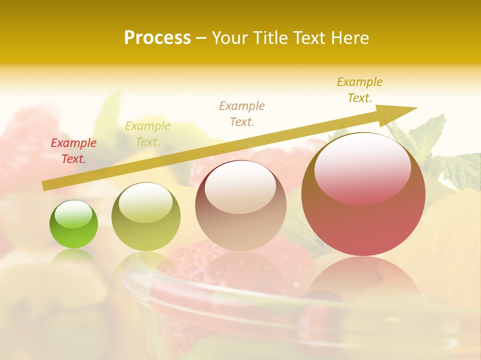 Orange Calorie Closeup PowerPoint Template