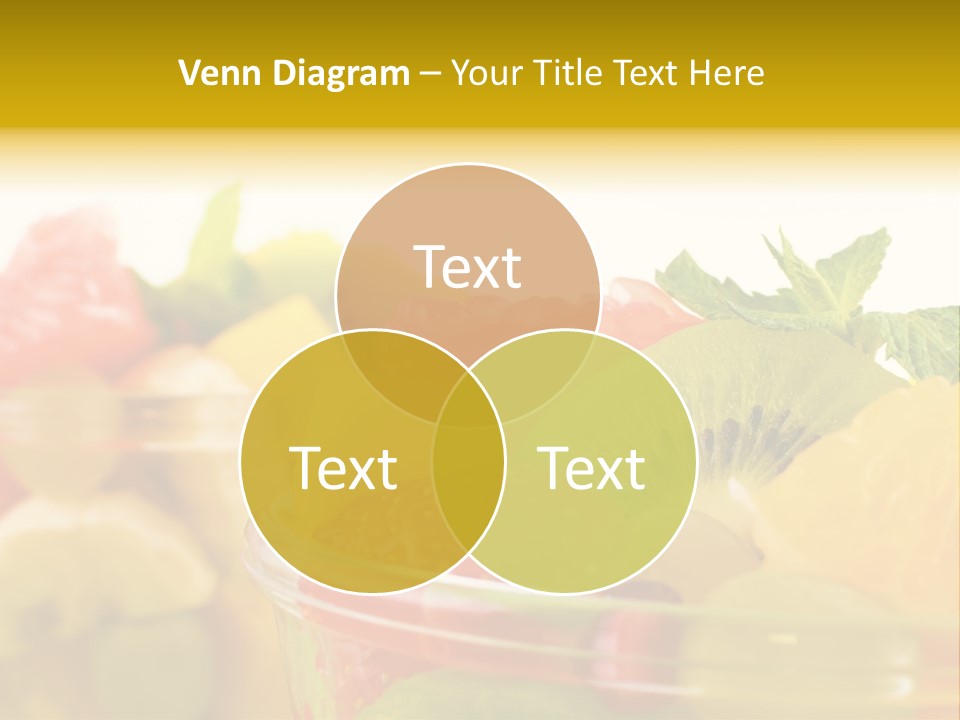 Orange Calorie Closeup PowerPoint Template