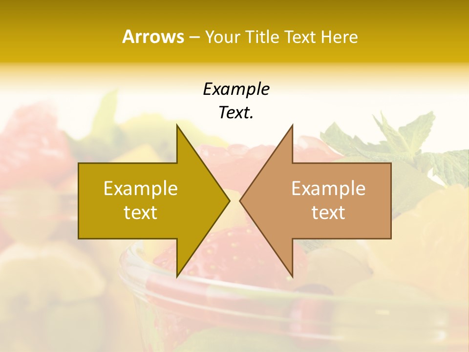 Orange Calorie Closeup PowerPoint Template