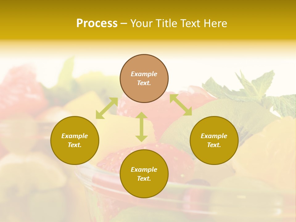 Orange Calorie Closeup PowerPoint Template