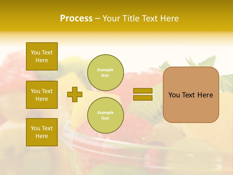 Orange Calorie Closeup PowerPoint Template