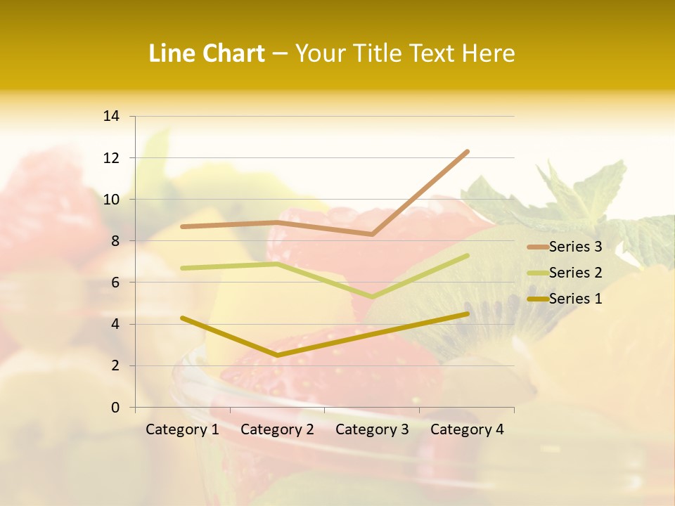 Orange Calorie Closeup PowerPoint Template