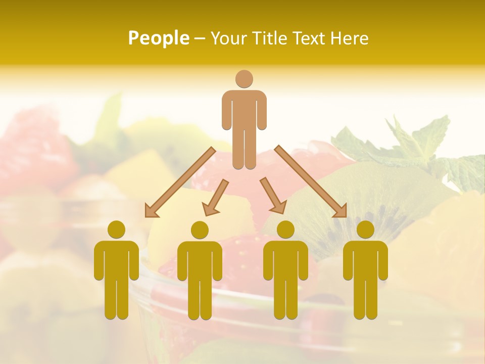 Orange Calorie Closeup PowerPoint Template