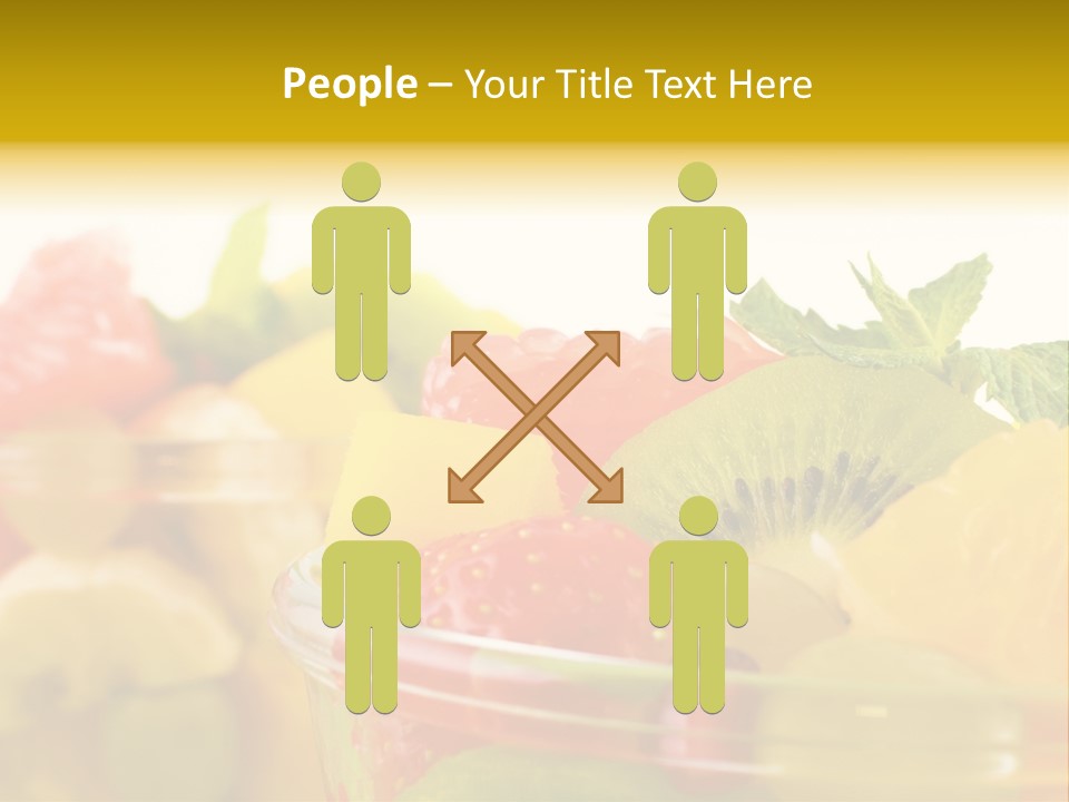 Orange Calorie Closeup PowerPoint Template