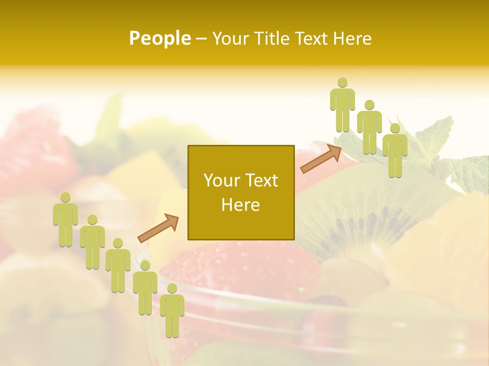 Orange Calorie Closeup PowerPoint Template