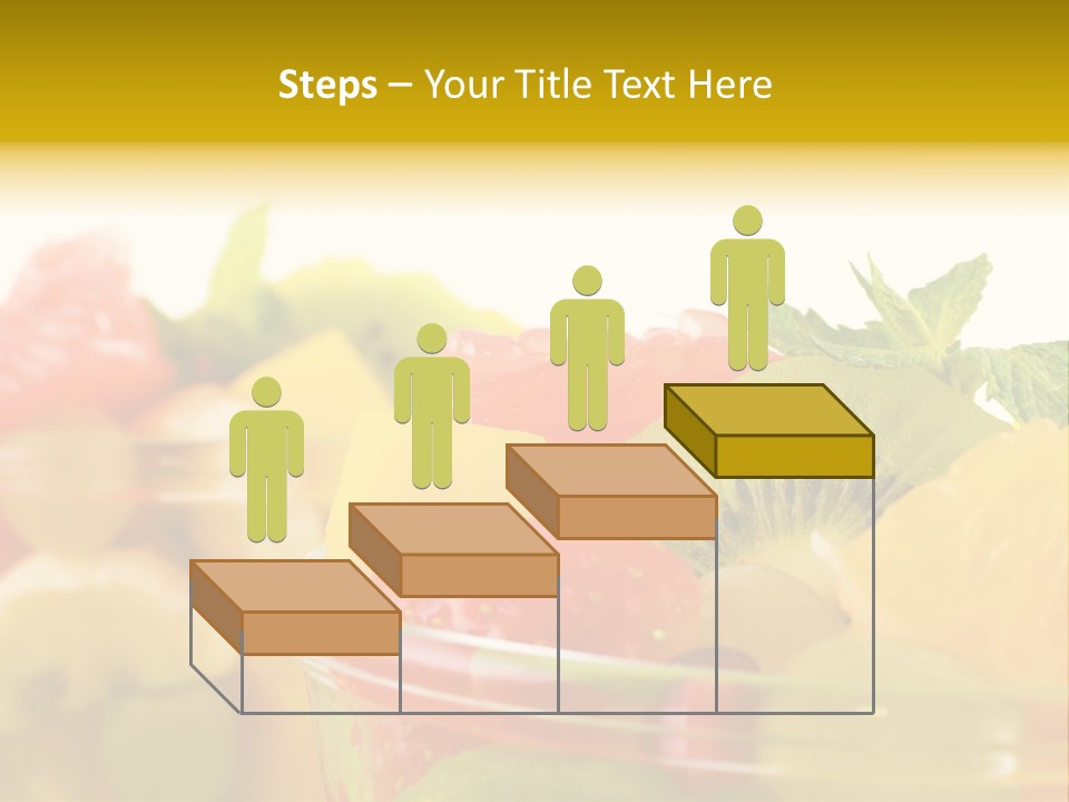 Orange Calorie Closeup PowerPoint Template
