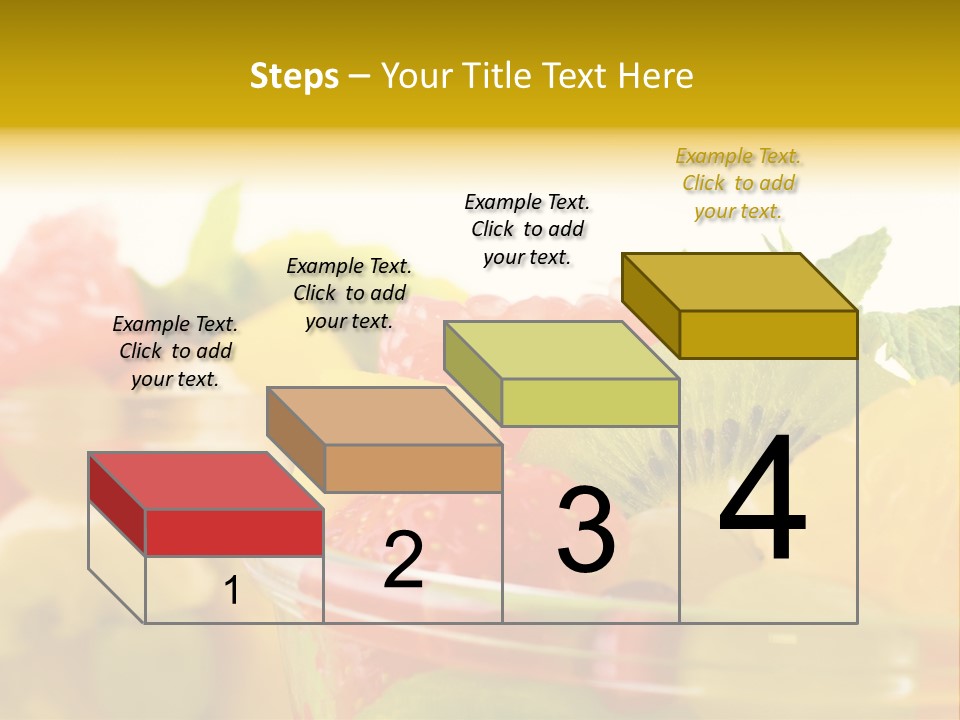 Orange Calorie Closeup PowerPoint Template