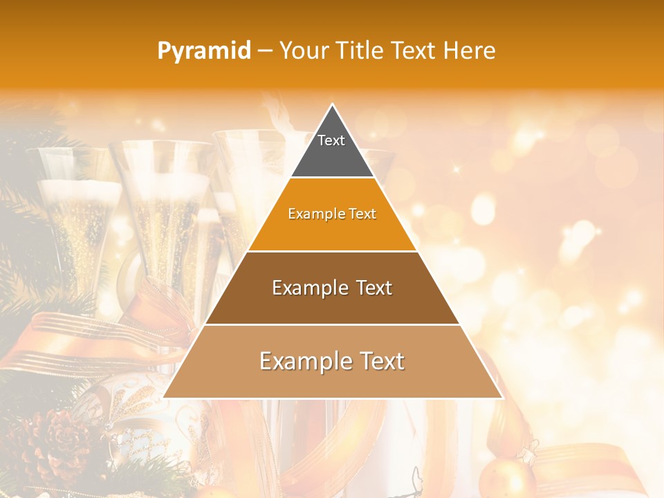 Card Christmas Happy Design PowerPoint Template