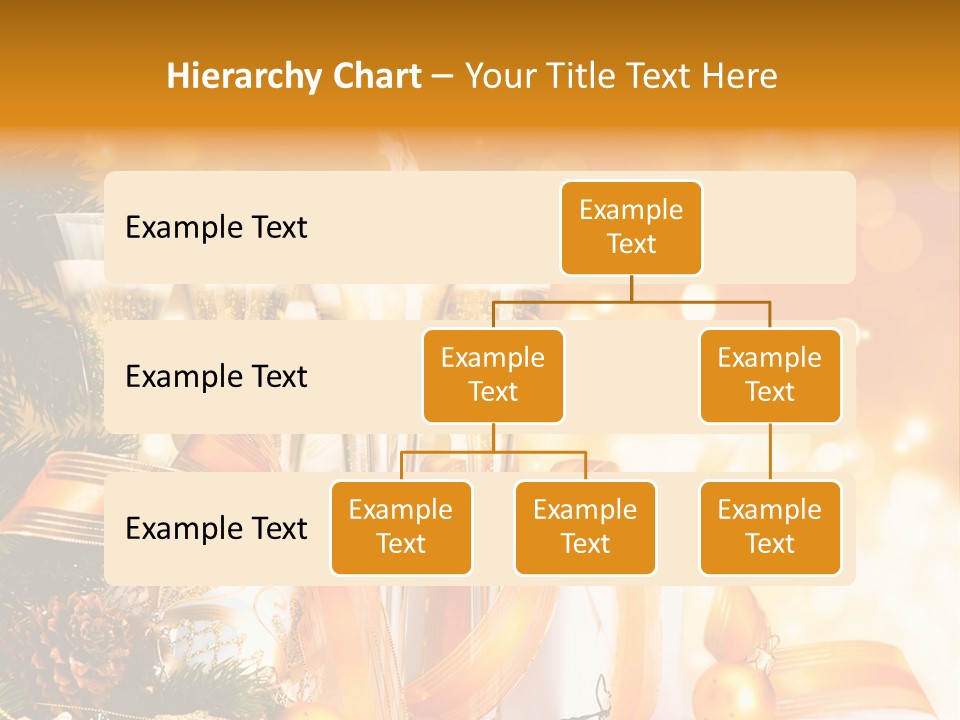 Card Christmas Happy Design PowerPoint Template