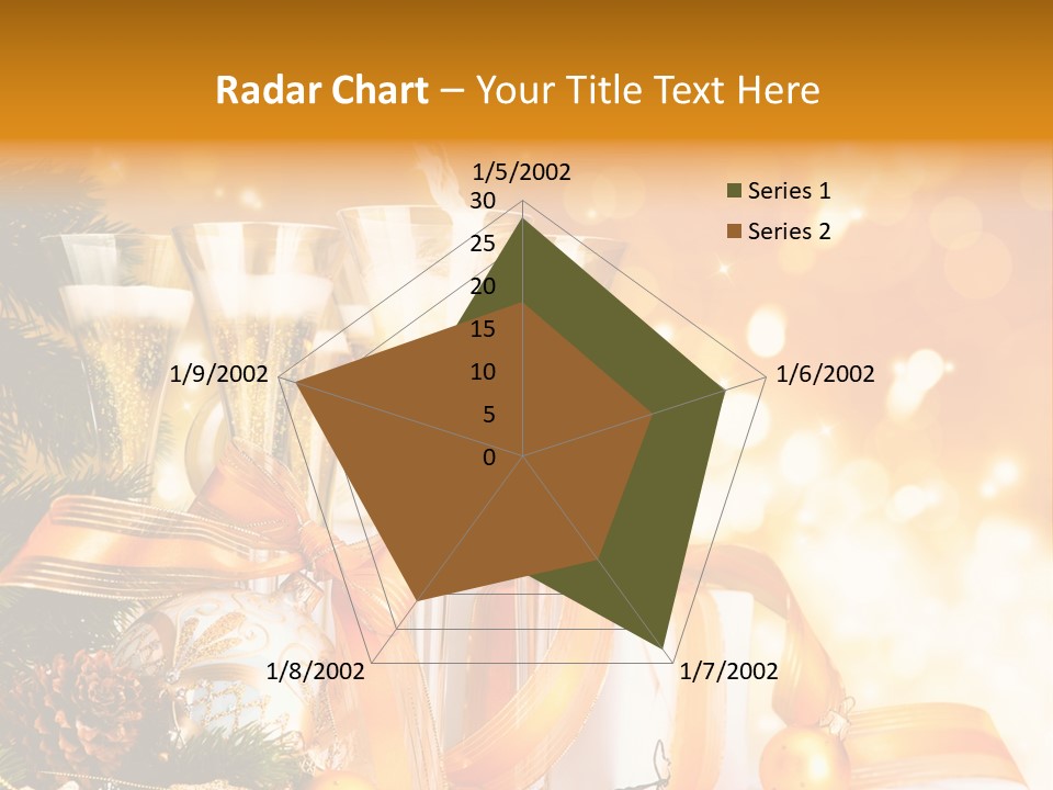 Card Christmas Happy Design PowerPoint Template