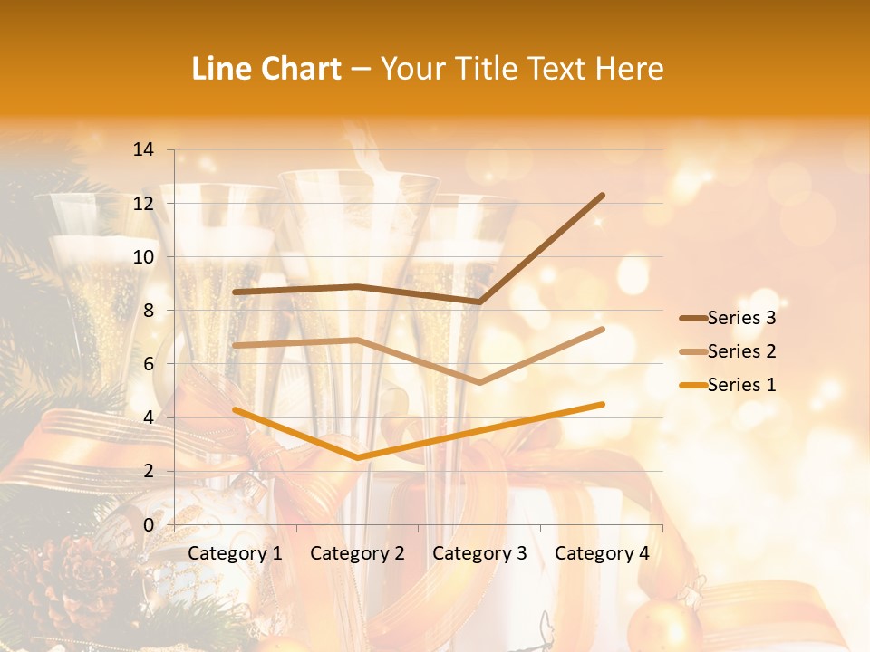 Card Christmas Happy Design PowerPoint Template