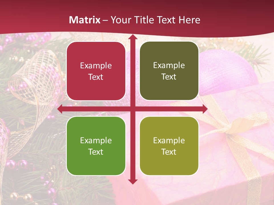 Celebration Decoration Shape PowerPoint Template