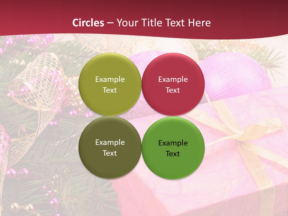 Celebration Decoration Shape PowerPoint Template