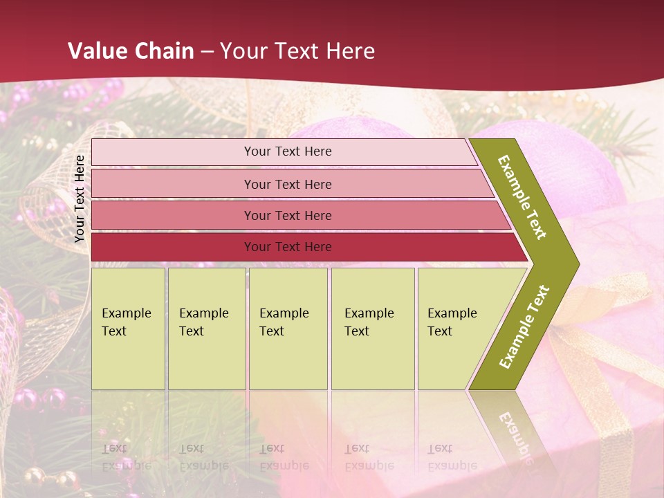 Celebration Decoration Shape PowerPoint Template