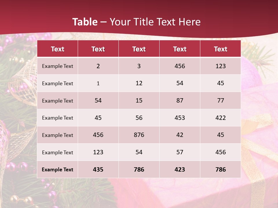 Celebration Decoration Shape PowerPoint Template