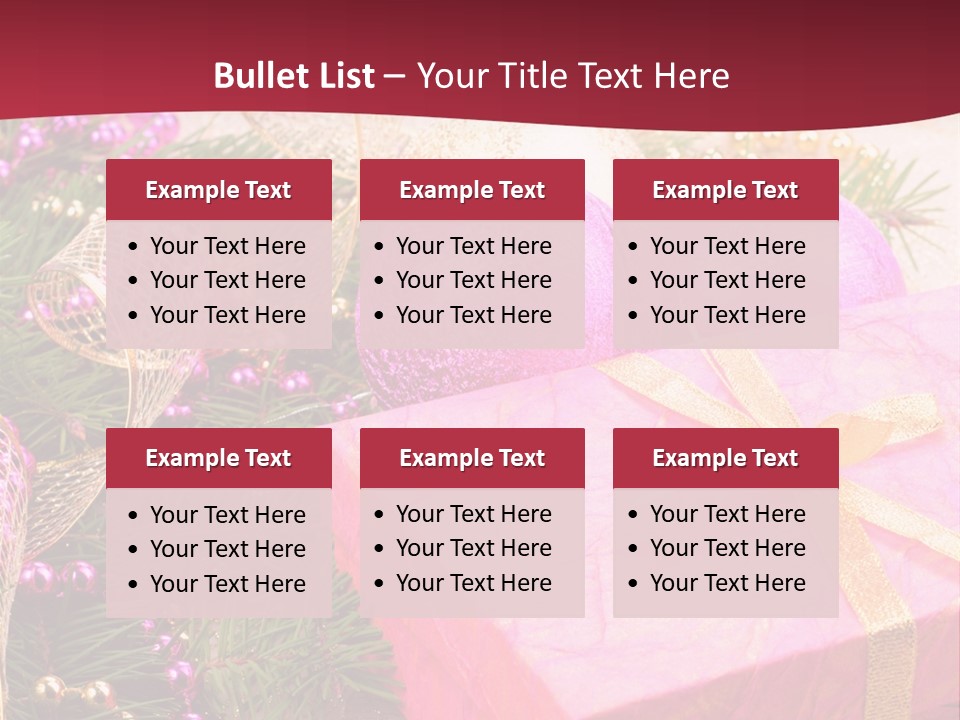 Celebration Decoration Shape PowerPoint Template