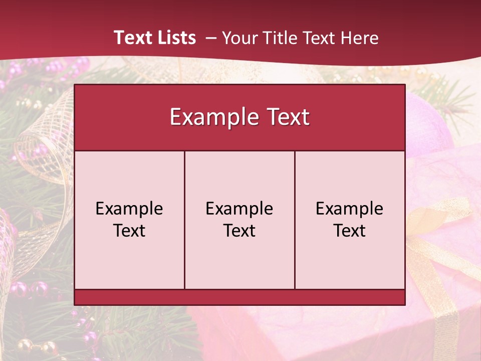 Celebration Decoration Shape PowerPoint Template