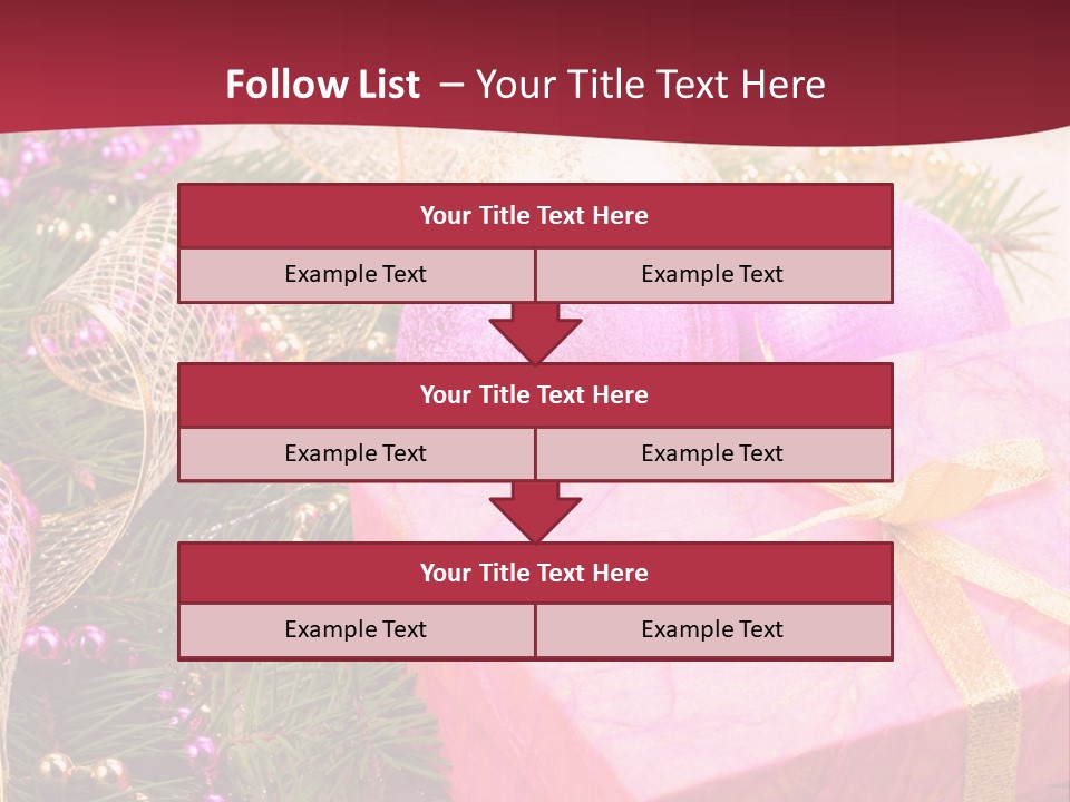 Celebration Decoration Shape PowerPoint Template