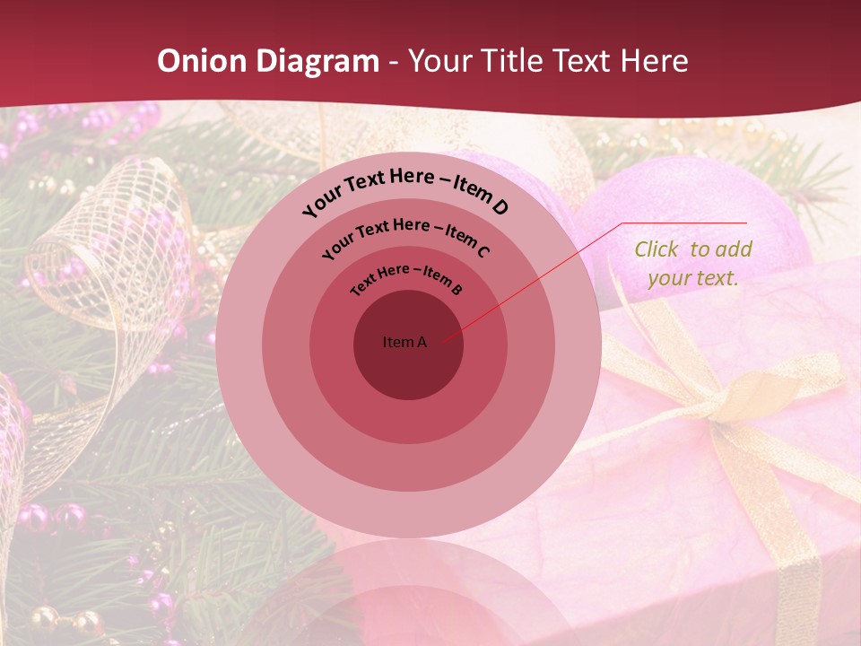 Celebration Decoration Shape PowerPoint Template