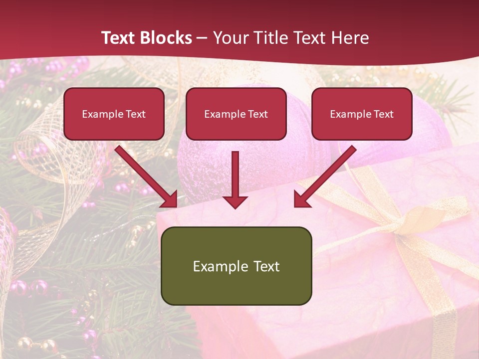 Celebration Decoration Shape PowerPoint Template