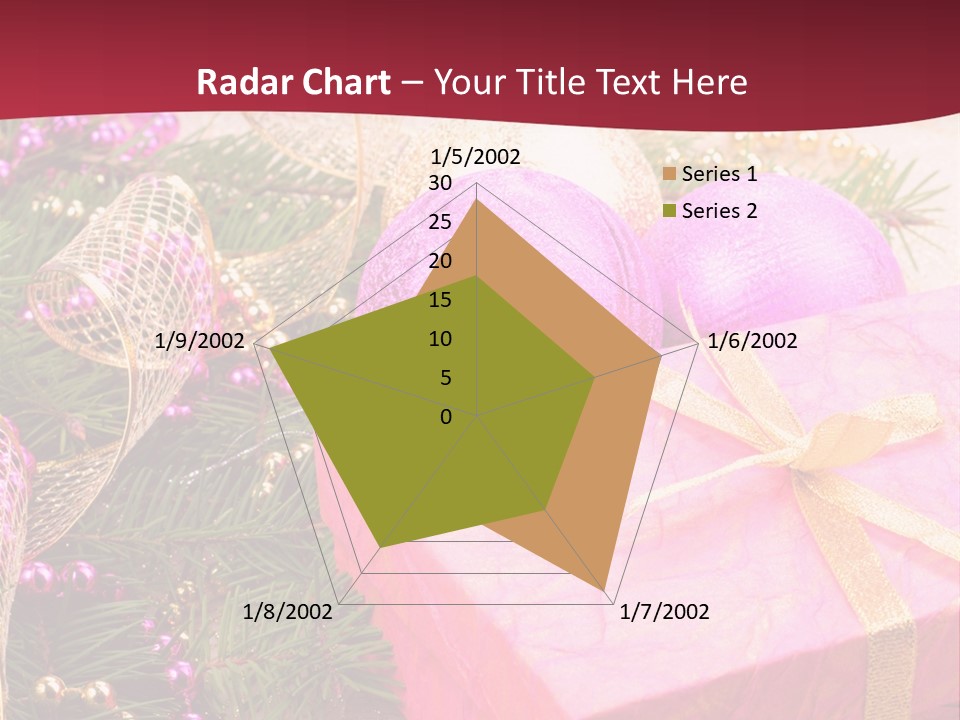 Celebration Decoration Shape PowerPoint Template