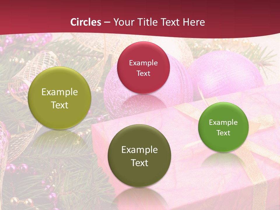 Celebration Decoration Shape PowerPoint Template