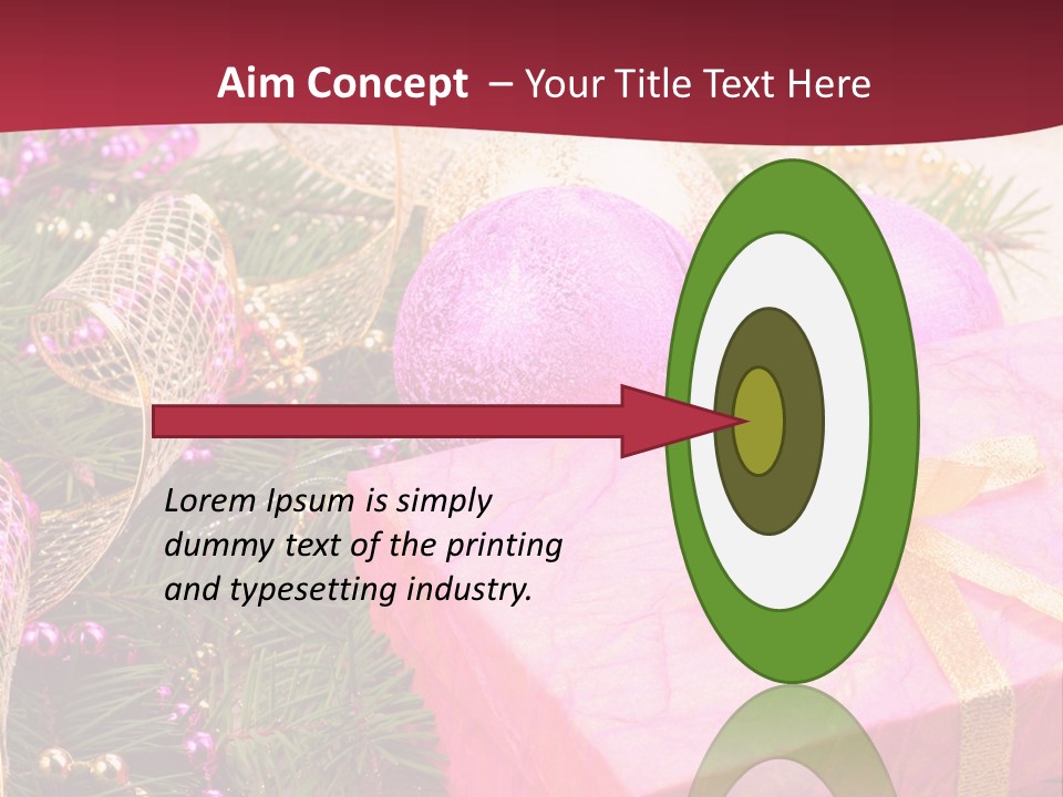 Celebration Decoration Shape PowerPoint Template