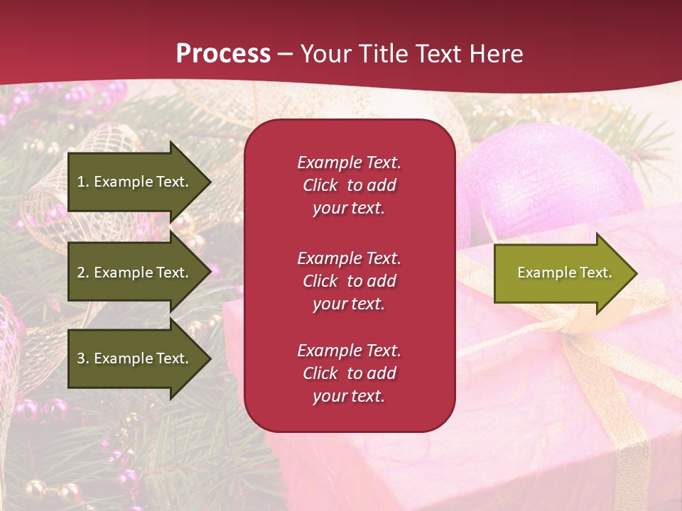 Celebration Decoration Shape PowerPoint Template