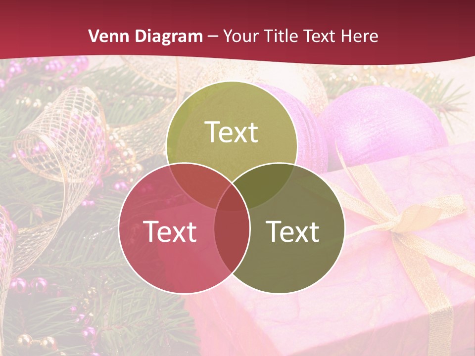 Celebration Decoration Shape PowerPoint Template