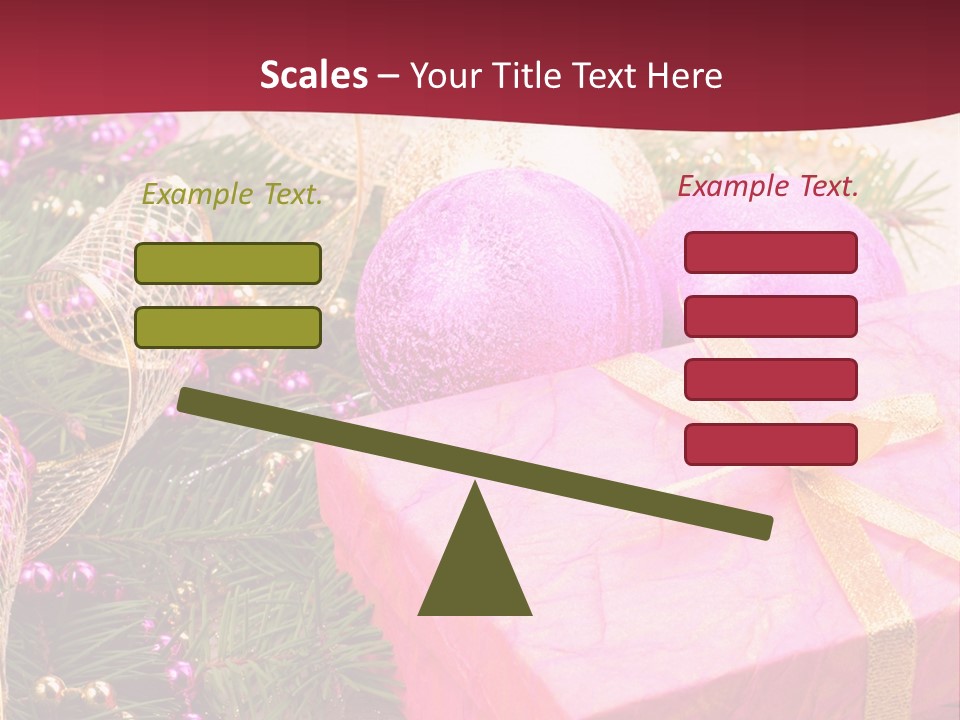 Celebration Decoration Shape PowerPoint Template