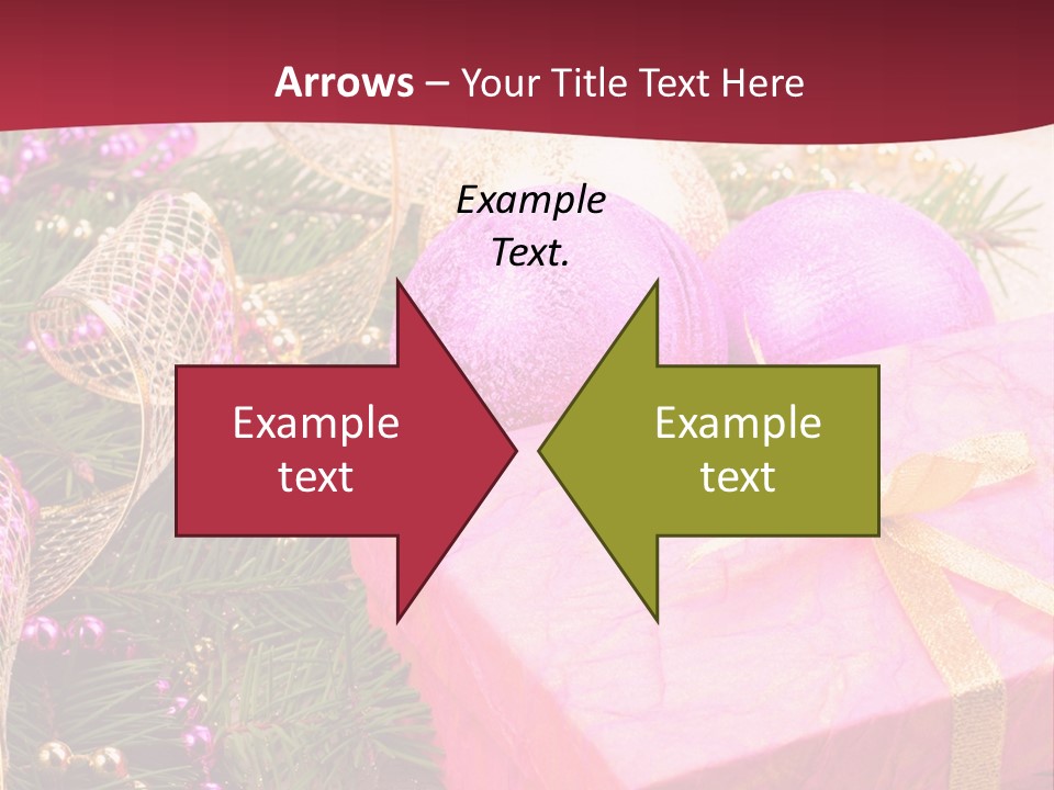 Celebration Decoration Shape PowerPoint Template