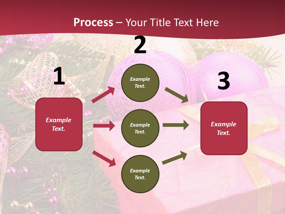 Celebration Decoration Shape PowerPoint Template