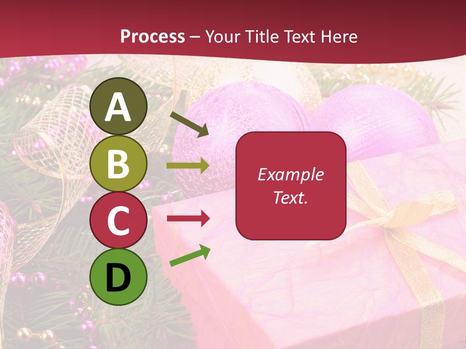 Celebration Decoration Shape PowerPoint Template