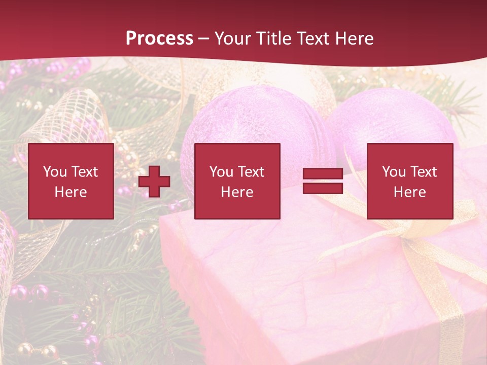 Celebration Decoration Shape PowerPoint Template