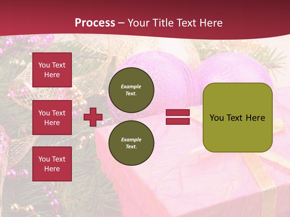 Celebration Decoration Shape PowerPoint Template