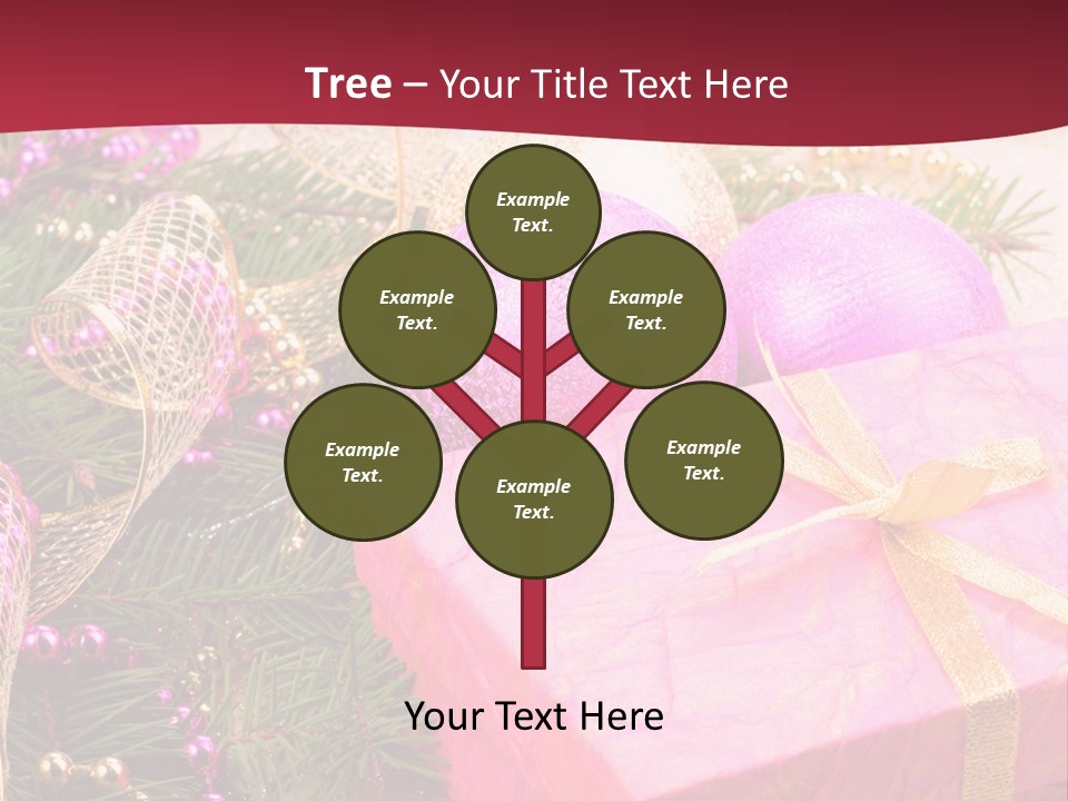 Celebration Decoration Shape PowerPoint Template