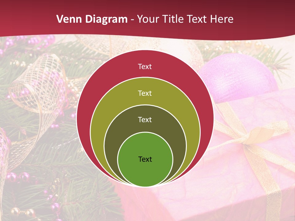 Celebration Decoration Shape PowerPoint Template