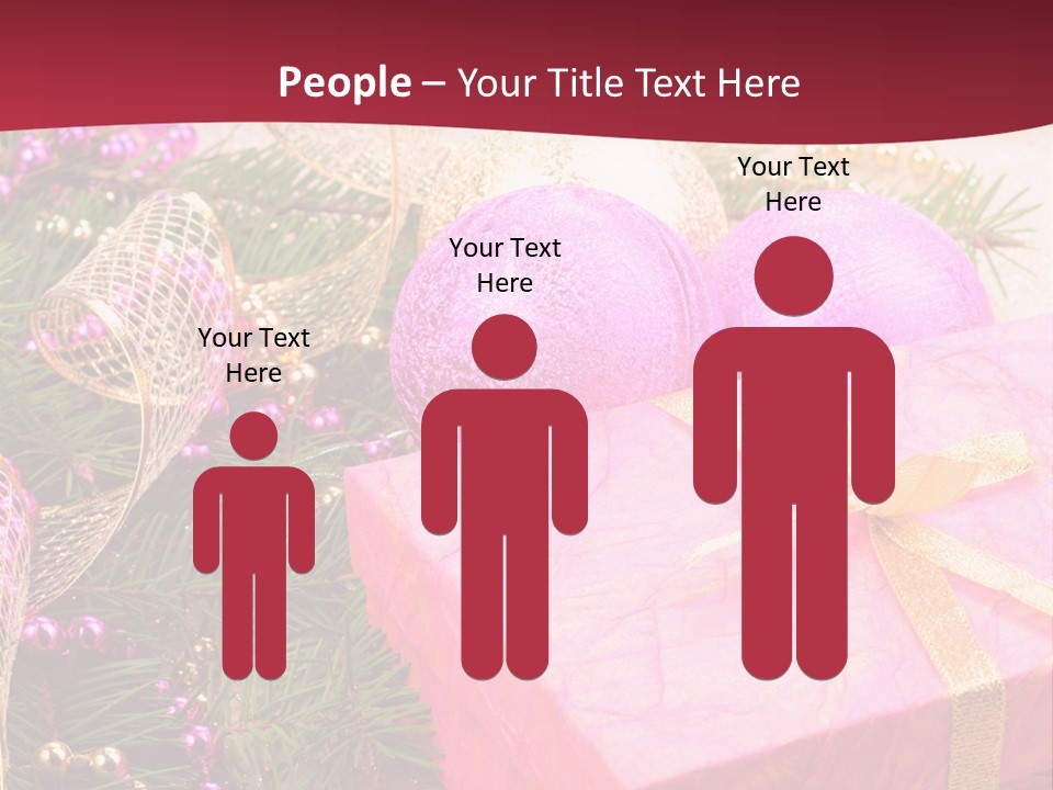 Celebration Decoration Shape PowerPoint Template