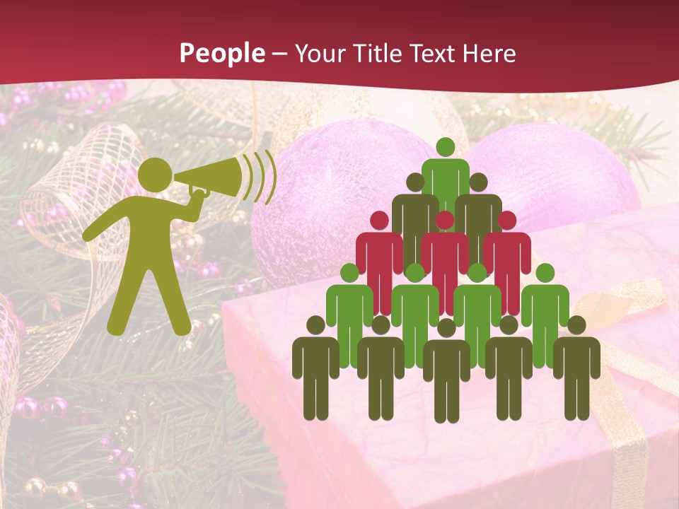 Celebration Decoration Shape PowerPoint Template