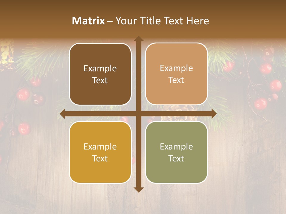 Ornate Snowflake Styled PowerPoint Template