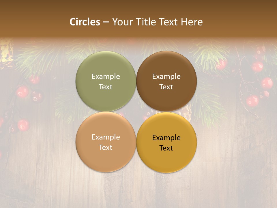 Ornate Snowflake Styled PowerPoint Template