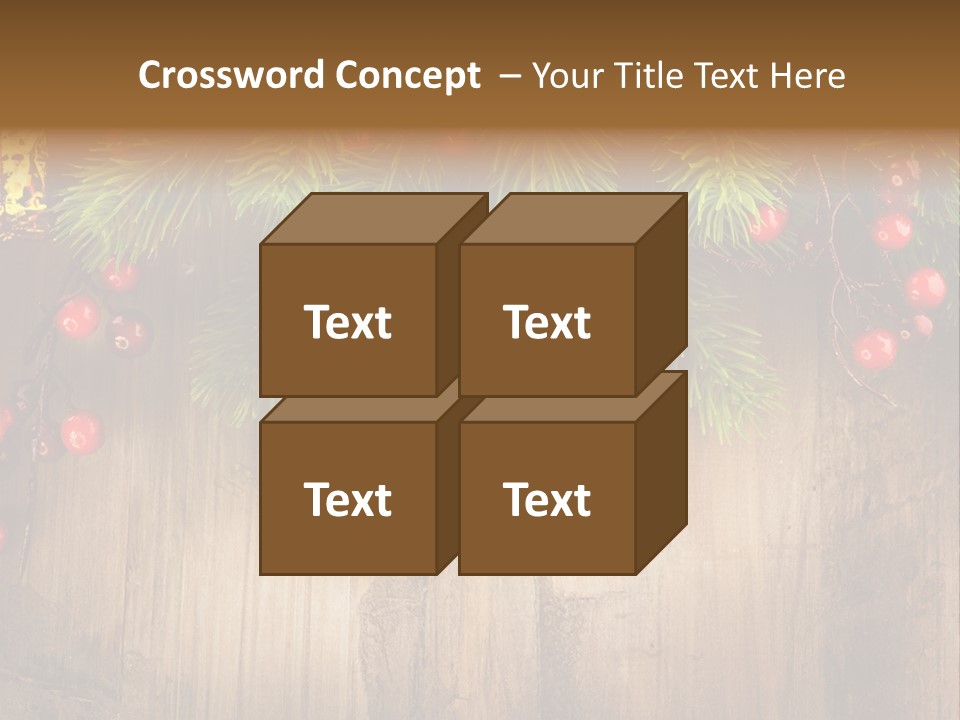 Ornate Snowflake Styled PowerPoint Template