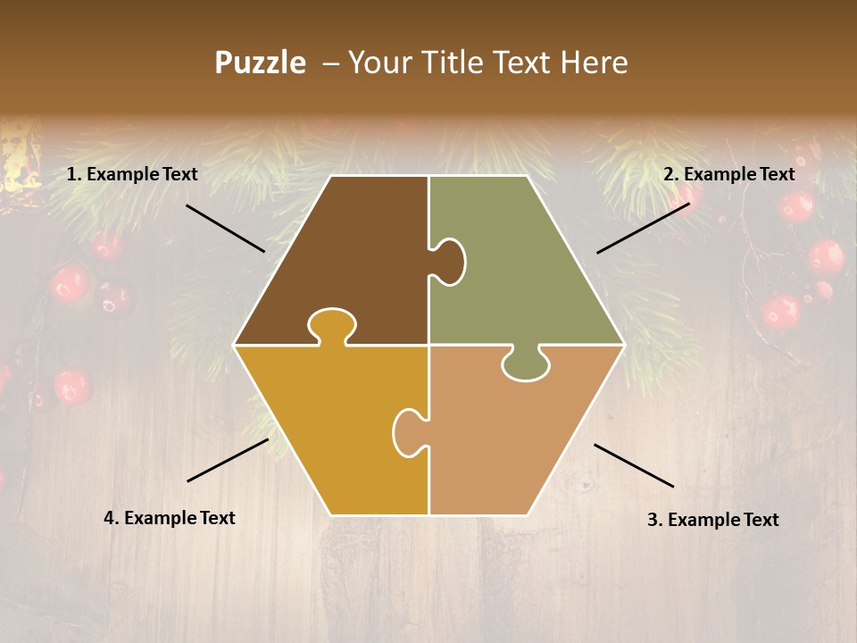 Ornate Snowflake Styled PowerPoint Template