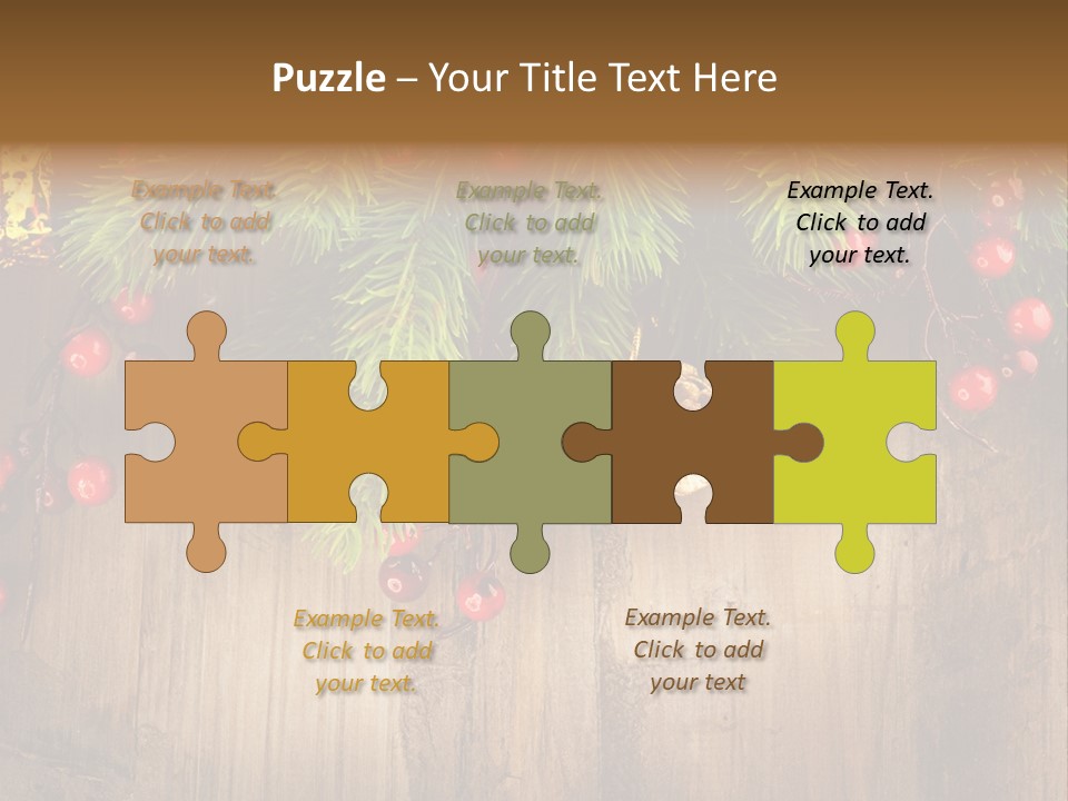 Ornate Snowflake Styled PowerPoint Template