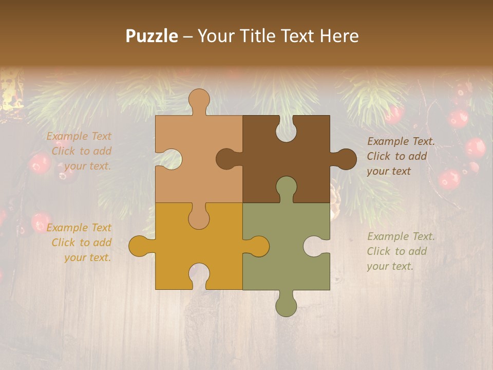 Ornate Snowflake Styled PowerPoint Template