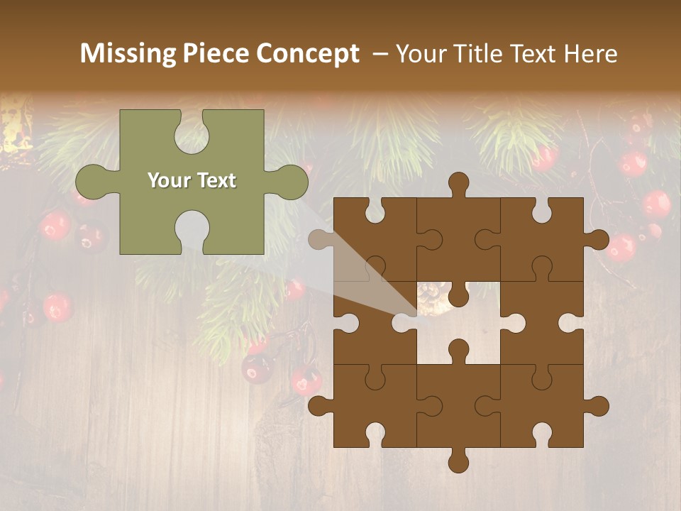 Ornate Snowflake Styled PowerPoint Template