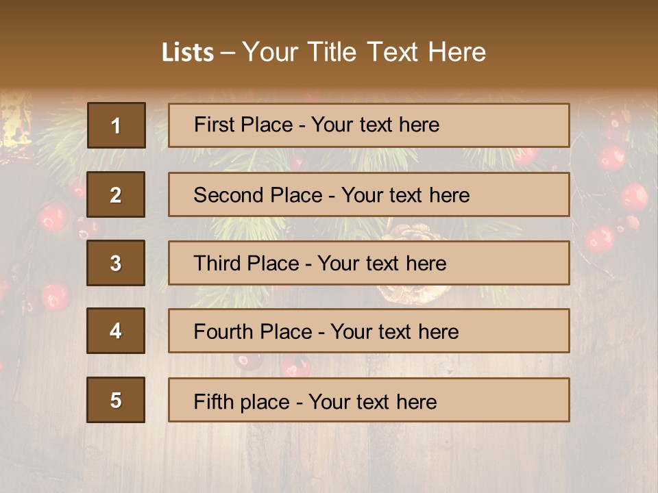 Ornate Snowflake Styled PowerPoint Template