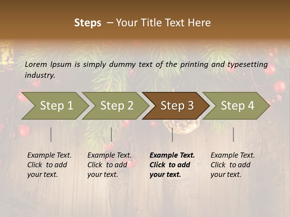 Ornate Snowflake Styled PowerPoint Template