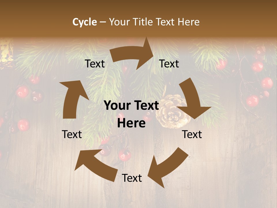 Ornate Snowflake Styled PowerPoint Template